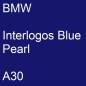 Preview: BMW, Interlogos Blue Pearl, A30.